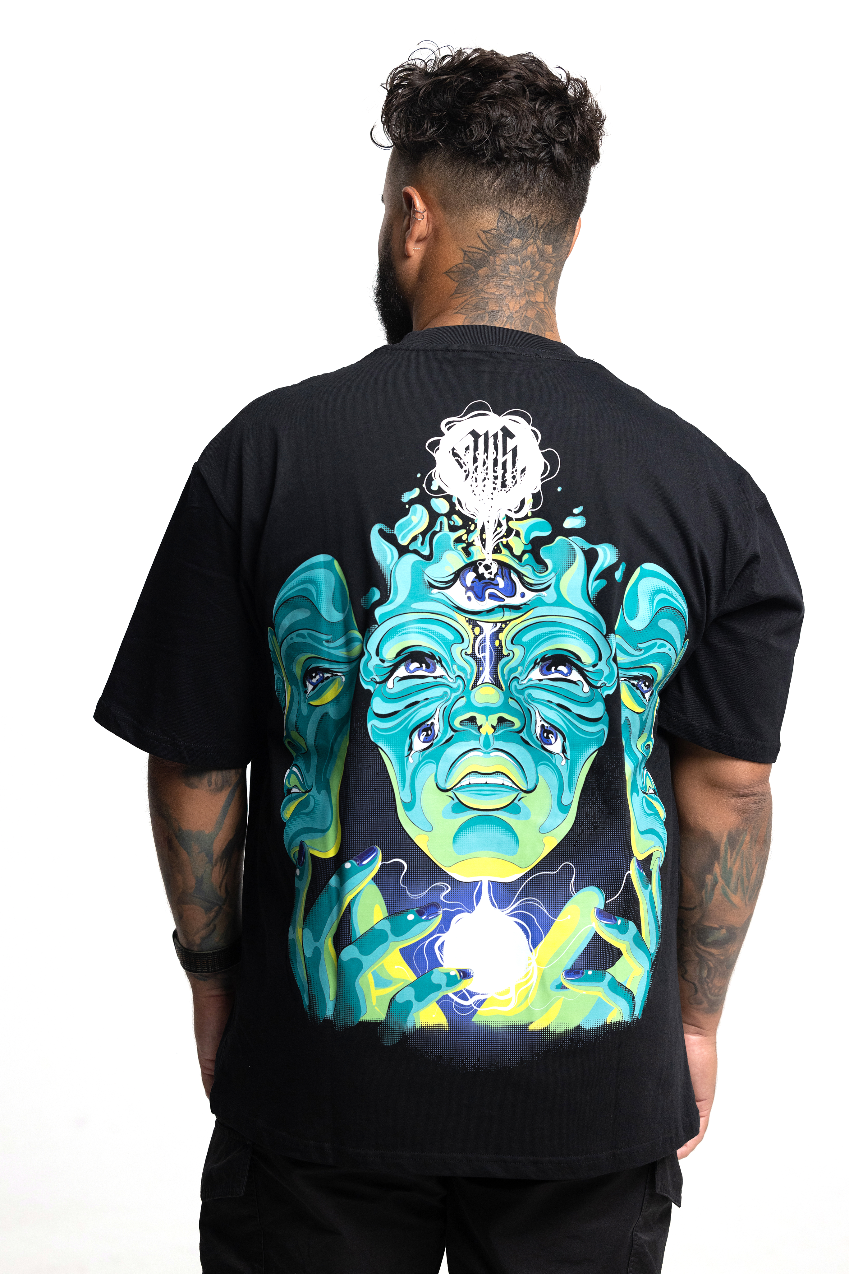 All Seeing Third Eye Oversized Tee - Jose Amil