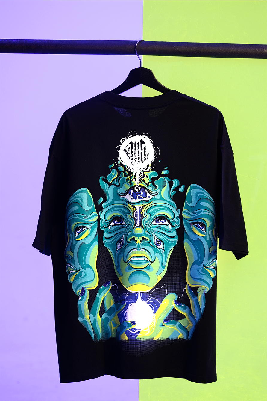 All Seeing Third Eye Oversized Tee - Jose Amil